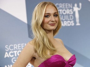 Sophie Turner.  at the 26th Screen Actors Guild Awards.