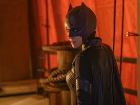 This image released by The CW shows Ruby Rose as Kate Kane/Batwoman in a scene from "Batwoman." (Kimberley French/The CW via AP)