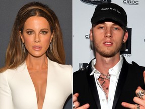 Kate Beckinsale and Machine Gun Kelly. (Getty Images)