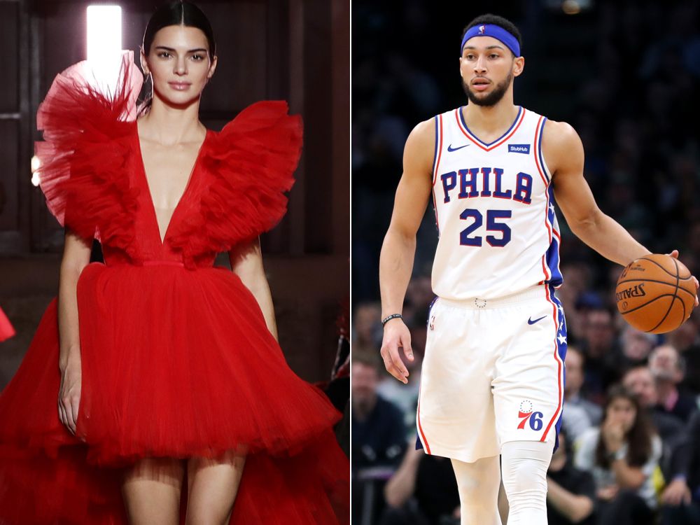 Kendall Jenner's ex Ben Simmons out in Melbourne