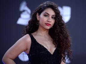 Alessia Cara arrives at the 20th Annual Latin Grammy Awards in Las Vegas on Nov. 14, 2019.