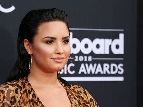 Demi Lovato attends the  2018 Billboard Music Awards.