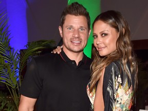 Nick Lachey, left, and wife Vanessa attend JBL Fest, an exclusive, three-day music experience hosted by JBL in Las Vegas. (David Becker/Getty Images for Matter)