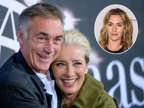 Greg Wise, Emma Thomspon and Kate Winslet (inset). (Getty Images)