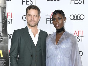 Joshua Jackson and Jodie Turner-Smith attend the "Queen & Slim" Premiere at AFI FEST 2019 presented by Audi at the TCL Chinese Theatre on November 14, 2019 in Hollywood, California.