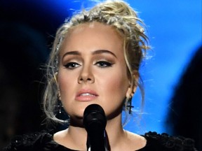 Recording artist Adele performs onstage during The 59th GRAMMY Awards at Staples Center on Feb. 12, 2017 in Los Angeles, Calif.  (Kevin Winter/Getty Images for NARAS)