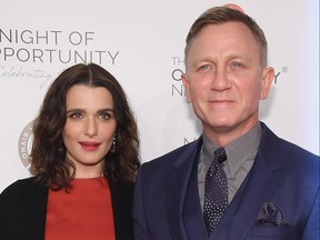 Rachel Weisz and Daniel Craig attend The Opportunity Network's 11th Annual Night of Opportunity at Cipriani Wall Street on April 9, 2018 in New York City.  (Dimitrios Kambouris/Getty Images)