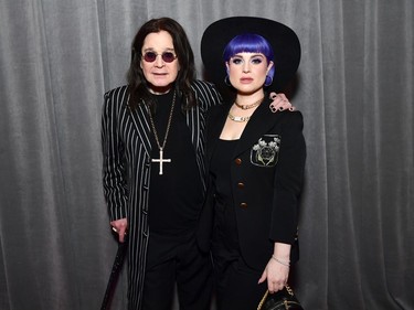 Ozzy Osbourne and Kelly Osbourne attend the 62nd Annual Grammy Awards at Staples Center in Los Angeles, on Sunday, Jan. 26, 2020. (Emma McIntyre/Getty Images for The Recording Academy)