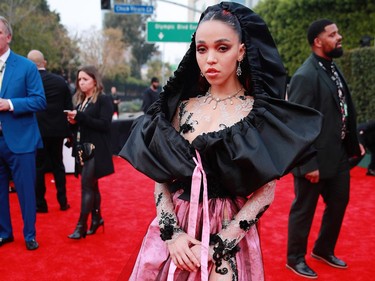 FKA twigs attends the 62nd Annual Grammy Awards at Staples Center in Los Angeles, on Sunday, Jan. 26, 2020. (Rich Fury/Getty Images for The Recording Academy)