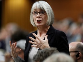 Minister of Health Patty Hajdu speaks during Question Period in the House of Commons on Parliament Hill in Ottawa, Jan. 27, 2020.