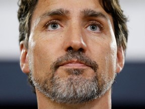 Prime Minister Justin Trudeau takes part in a news conference in Ottawa, Jan. 11, 2020.