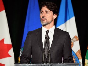 Prime Minister of Canada Justin Trudeau attends a memorial service at the University of Alberta for the victims of a Ukrainian passenger plane that crashed in Iran, in Edmonton, Alberta, Canada January 12, 2020. REUTERS/Candace Elliott ORG XMIT: GGG-EDM103