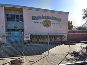 Park Avenue Elementary School in the Los Angeles suburb of Cudahy. (Google Street View)