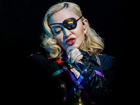 Madonna performs at the 2019 Pride Island concert during New York City Pride in New York City, June 30, 2019.