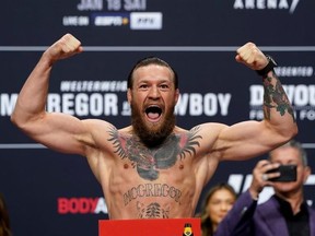 Conor McGregor v Donald Cerrone Weigh-In - Pearl Theater, Palms Resort Casino, Las Vegas, United States - January 17, 2020.