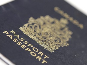 A Canadian passport. (Postmedia Network files)