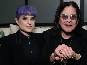 Kelly Osbourne and Ozzy Osbourne attend the after-party for the special screening of Momentum Pictures' "A Million Little Pieces" on Dec. 4, 2019 in West Hollywood, Calif.