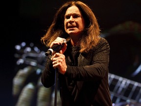 Ozzy Osbourne performs at Rexall Place in Edmonton, Alta., on Tuesday, April 22, 2014. (Postmedia file photo)