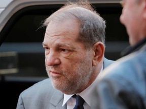 Film producer Harvey Weinstein arrives at New York Criminal Court for his sexual assault trial in the Manhattan borough of New York City, New York, U.S., January 15, 2020.