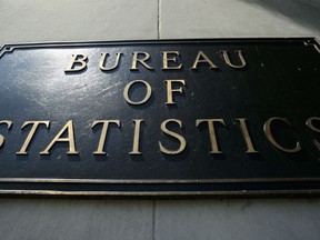 A plaque on the Statistics Canada building is pictured in Ottawa on Wednesday, July 3, 2019. Statistics Canada is planning to move its information holdings to the digital cloud -- a shift the national number-crunching agency acknowledges will prompt questions about the protection of sensitive data.