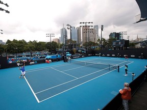General view during a qualifying match