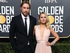 Dax Shepard and Kristen Bell attend the 76th Annual Golden Globe Awards at The Beverly Hilton Hotel on January 6, 2019 in Beverly Hills, California.