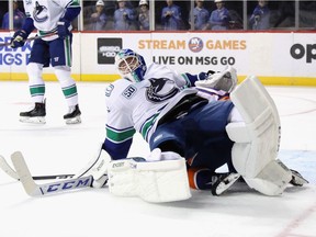 For the Vancouver Canucks to reach the NHL playoffs this season they will need to continue to receive outstanding goaltending from Jacob Markstrom (above) and his backup Thatcher Demko.