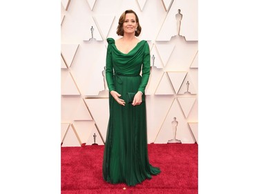 Sigourney Weaver arrives at the red carpet at the 92nd Annual Academy Awards at Hollywood and Highland on Feb. 9, 2020 in Hollywood, Calif.