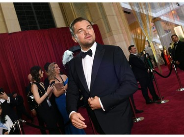Leonardo DiCaprio arrives at the 92nd Annual Academy Awards on Feb. 9, 2020 in Hollywood, Calif.