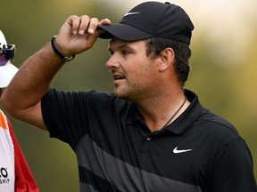 US golfer Patrick Reed gives the thanks on the 18th green, during the fourth and last round of the World Golf Championship, at Chapultepec's Golf Club in Mexico City, on February 23, 2020.
