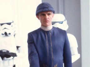 Alan Harris portrays a Bespin Security Guard in Star Wars: The Empire Strikes Back .