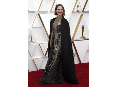 Natalie Portman poses on the red carpet at the 92nd Annual Academy Awards on Feb. 9, 2020 in Hollywood, Calif.