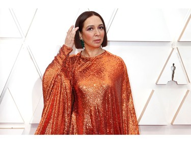 Maya Rudolph poses on the red carpet at the 92nd Annual Academy Awards on Feb. 9, 2020 in Hollywood, Calif.