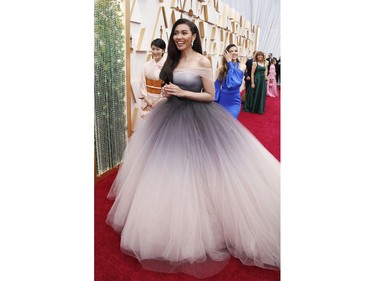 Gam Wichayanee arrives at the red carpet at the 92nd Annual Academy Awards at Hollywood and Highland on Feb. 9, 2020 in Hollywood, Calif.