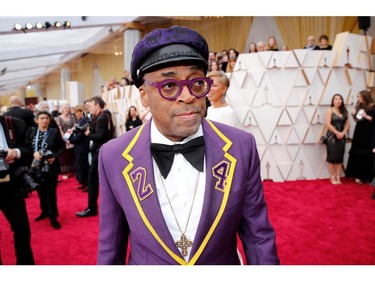Spike Lee poses on the red carpet at the 92nd Annual Academy Awards on Feb. 9, 2020 in Hollywood, Calif.