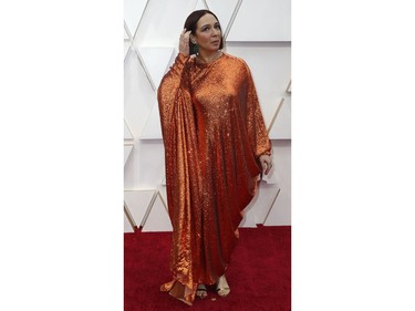 Maya Rudolph poses on the red carpet at the 92nd Annual Academy Awards on Feb. 9, 2020 in Hollywood, Calif.