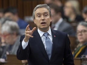 Foreign Affairs Minister Fran?ois-Philippe Champagne responds to a question during Question Period in the House of Commons in Ottawa, Thursday, Feb. 27, 2020.