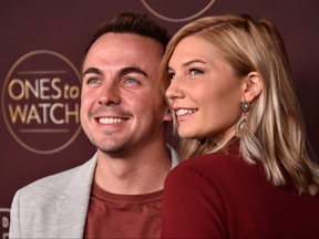 : Frankie Muniz and Paige Price attend People's "Ones To Watch" at NeueHouse Hollywood on October 4, 2017 in Los Angeles, California.