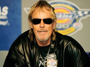 Musician Frank Beard of ZZ Top talks to the media before performing at the NASCAR Sprint Cup Series Dickies 500 at Texas Motor Speedway on Nov. 8, 2009 in Fort Worth, Texas.  (Rusty Jarrett/Getty Images for NASCAR)