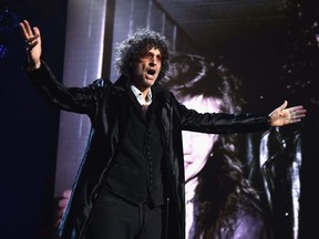 Howard Stern speaks during the 33rd Annual Rock & Roll Hall of Fame Induction Ceremony at Public Auditorium on April 14, 2018 in Cleveland, Ohio.