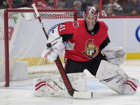 Craig Anderson will continue tending goal for the Ottawa Senators.