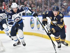 If the Jets want to regain their status as Stanley Cup contender, they’re going to have to play a lot better than their sluggish performance in Buffalo on Sunday, and stars such as centre Mark Scheifele (left) must shine.  USA TODAY