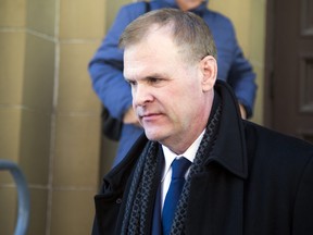 In this Feb. 23, 2019 file photo, John Baird attends a celebration of life for former MPP Paul Dewar who died on Feb. 6, 2019 at the Dominion-Chalmers United Church in Ottawa. (Ashley Fraser/Postmedia  Network)