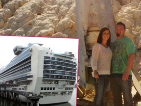 Kristy and Kenneth Mananares were travelling on the Emerald Princess with their children in 2017 when Kenneth allegedly attacked Kristy, killing her. (Facebook)