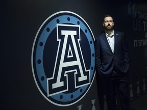 The Argos introduced new QB Matt Nichols on Monday. THE CANADIAN PRESS