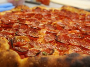 Pepperoni pizza.