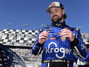 Ricky Stenhouse Jr. stands on the grid during qualifying for the Daytona 500 at Daytona International Speedway on February 09, 2020 in Daytona Beach, Florida. (Jared C. Tilton/Getty Images)