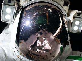 Astronaut Luca Parmitano's epic space selfie.