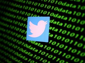 The Twitter logo and binary codes are seen in this illustration taken November 26, 2019. (REUTERS/Dado Ruvic/Illustration/File Photo)
