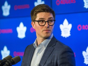 Toronto Maple Leafs GM Kyle Dubas has been enjoying time with his family.